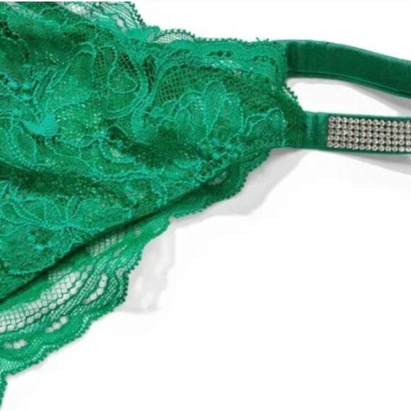 New VS VERY SEXY Bombshell Add-2-Cups Push-Up Corset Top Green 32b & small - Picture 15 of 16